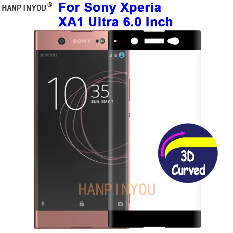 Для sony Xperia XA1 Ultra/Dual G3212 9H твердость 3D полное покрытие тонкий закаленное изогнутое закаленное защитная стеклянная пленка для экрана