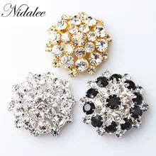 Adornos de diamantes de imitación para decoración Diy, accesorio para manualidades de 37mm, 1/2