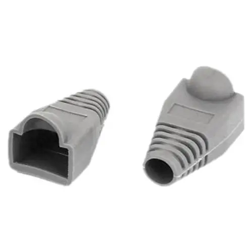 Ethernet серый резиновый разъем RJ45 защитный чехол для сапог 50 штук хит продаж| |
