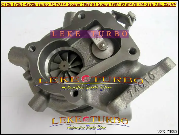 CT26 17201-42020 17201 42020 1720142020 Turbo турбонагнетатель для тoyota SUPRA 1987-93; SOARER 1988-91 MA70 7M-GTE 7mgte 3.0L 235HP