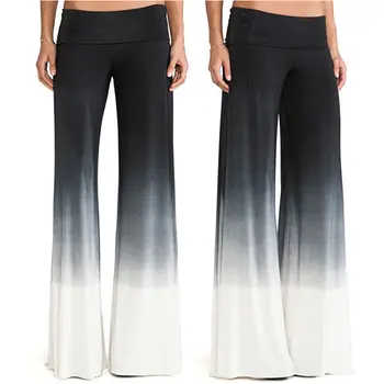 

Fashion Hot Women's Casual Long Pant Wide Leg Long Bohemian Loose Palazzo Trousers Stylish Womens Loose Pants