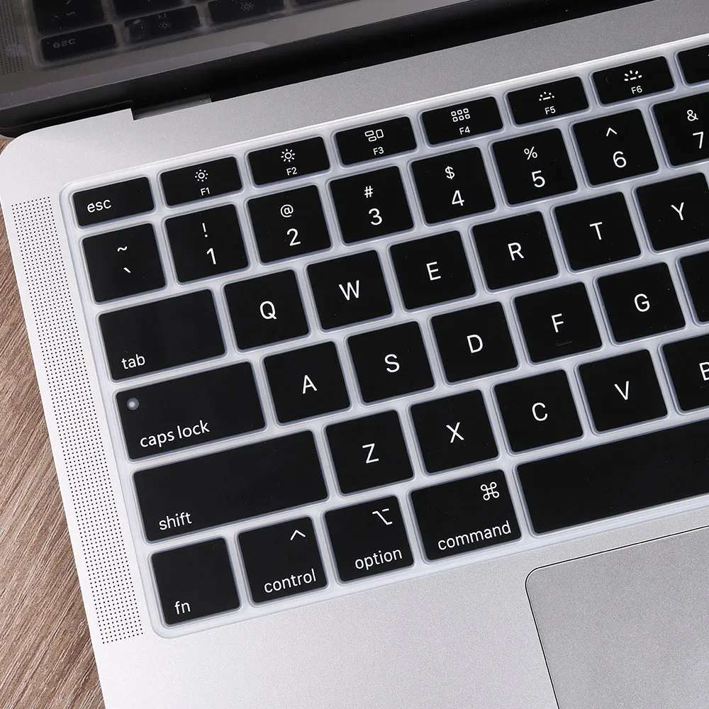 Чехол для клавиатуры с кожаным рукавом MacBook Air 13 2018 A1932 ультра тонкий силиконовый