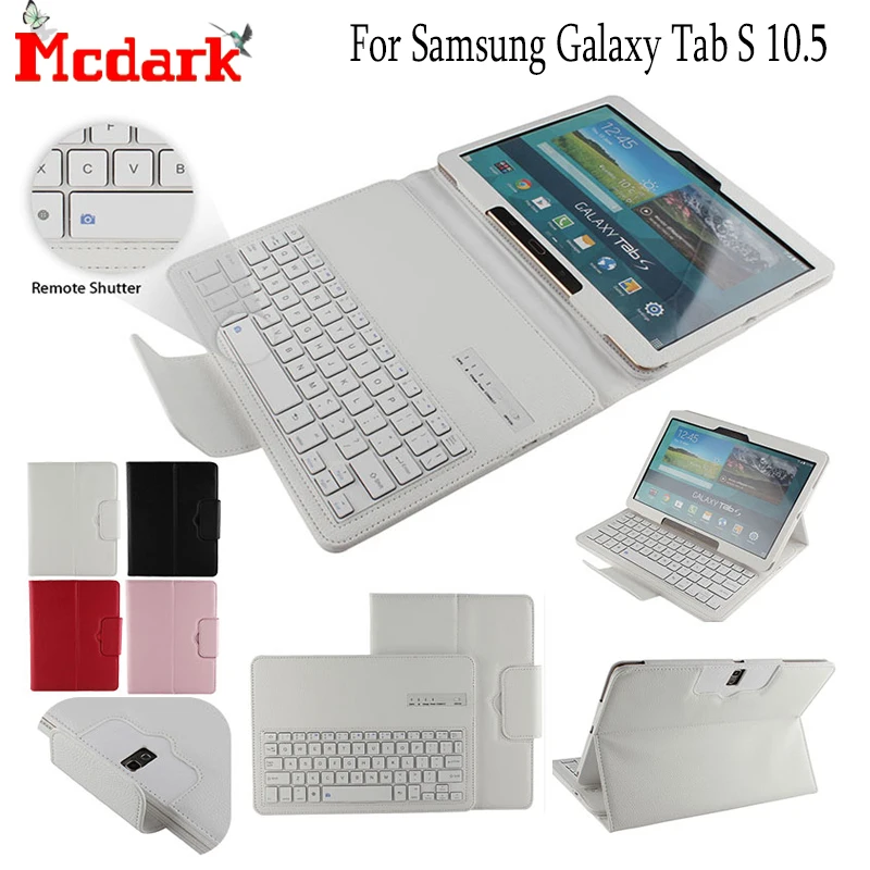 Роскошный чехол для планшета для samsung Galaxy Tab S SM-T800 T800 T805 10,5 '', съемная Bluetooth клавиатура, Кожаная подставка