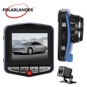 

DashCam GT300 1080P 2.4 inch LCD Night Vision Dash Cam Video HD Car Vehicle DVR 2 lens dual with reverse camera hot sale