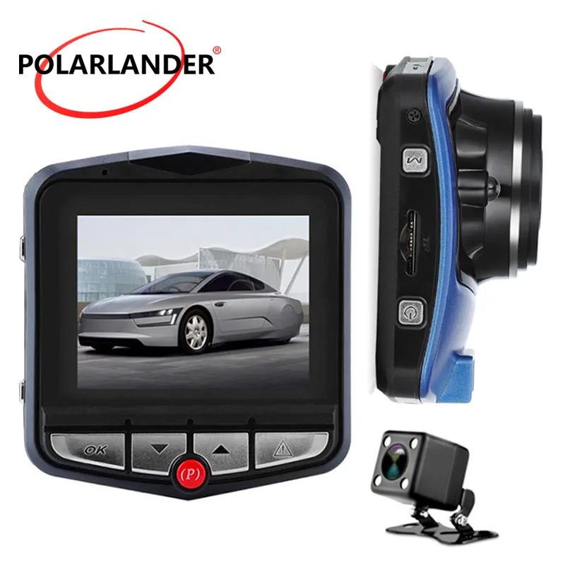 Видеорегистратор DashCam GT300 1080P 2 4-дюймовый ЖК-дисплей ночное видение видео HD
