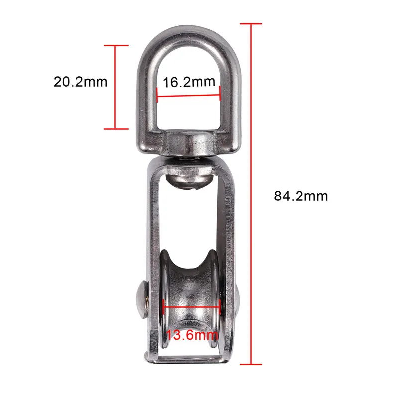 Proster 4 шт./компл. шкив из нержавеющей стали M25 стальной проволочный Одноколесный