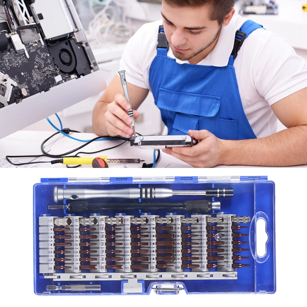 

60 in 1 Multi-Functional Screwdriver Set Screwdrivers Repair Tool Kit for Laptops Smartphones Screw driver
