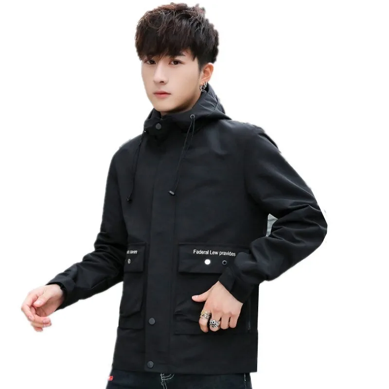 

2019 New Spring Autumn Casual Solid Slim Bomber Jacket Men Overcoat Bomber Jacket Men Hip Hop Slim Fit Thin Lightweight Jacket