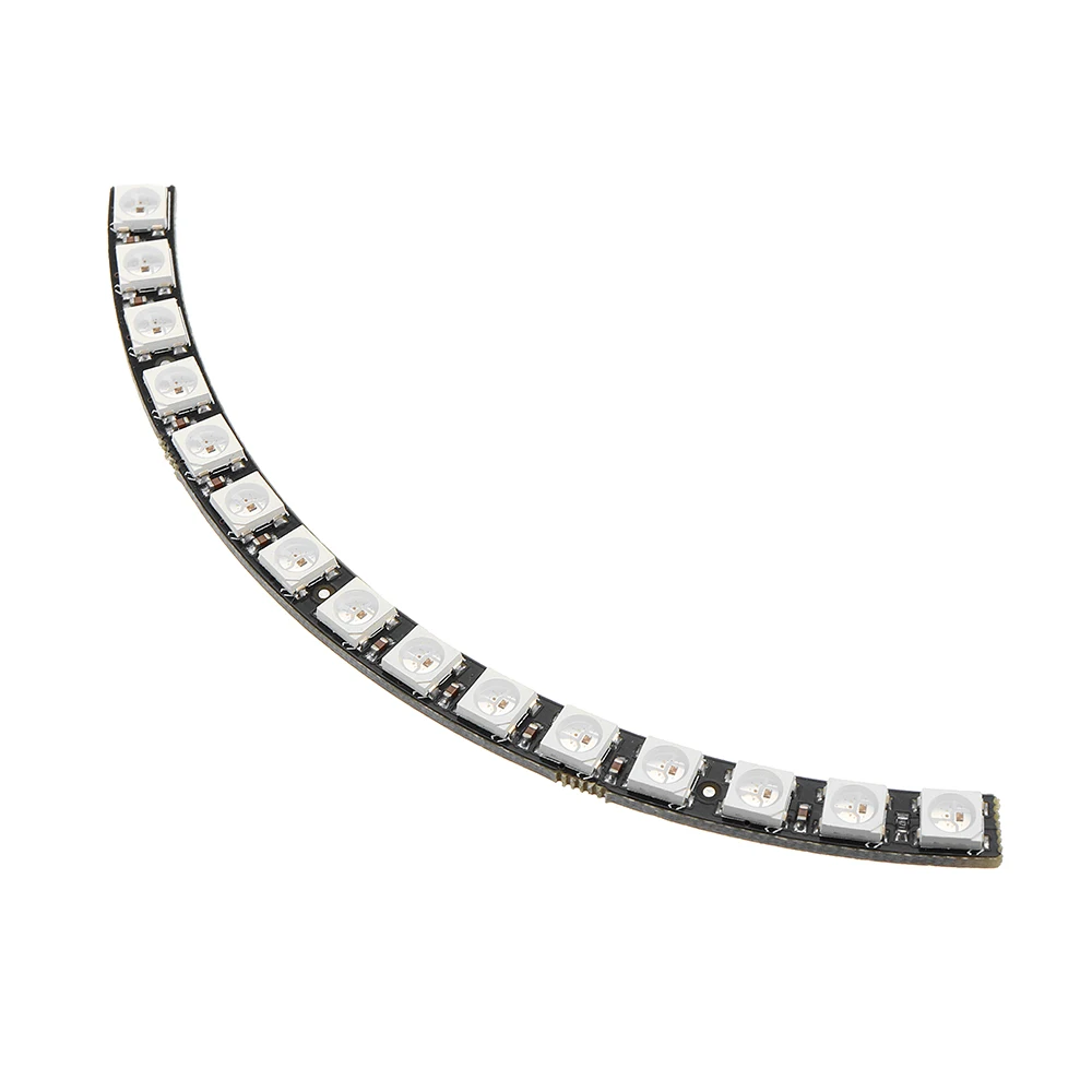 

5V 60 Bit WS2812 5050 RGB LED Smart Full Color RGB Quarter Light Circle Board Integrated Circuits Module