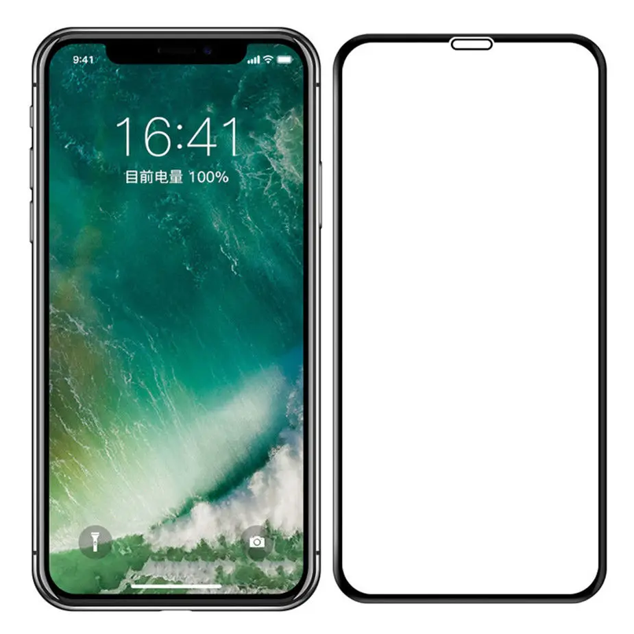  KISSCASE 5D Kratz Gehärtetem Glas Film Screen Protector für iphone X/XS/XR/XS MAX HD 9H Härte Volls