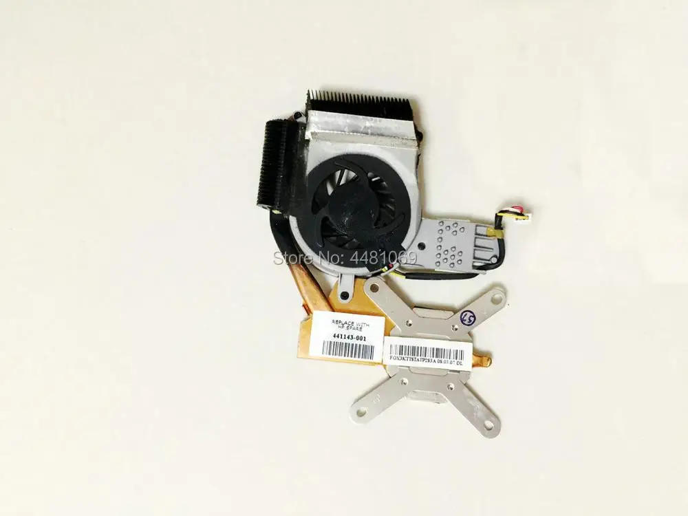 USED working good cooler for HP Touchsmart TX1000 TX2000 cooling fan with heatsink 441137 001 441143
