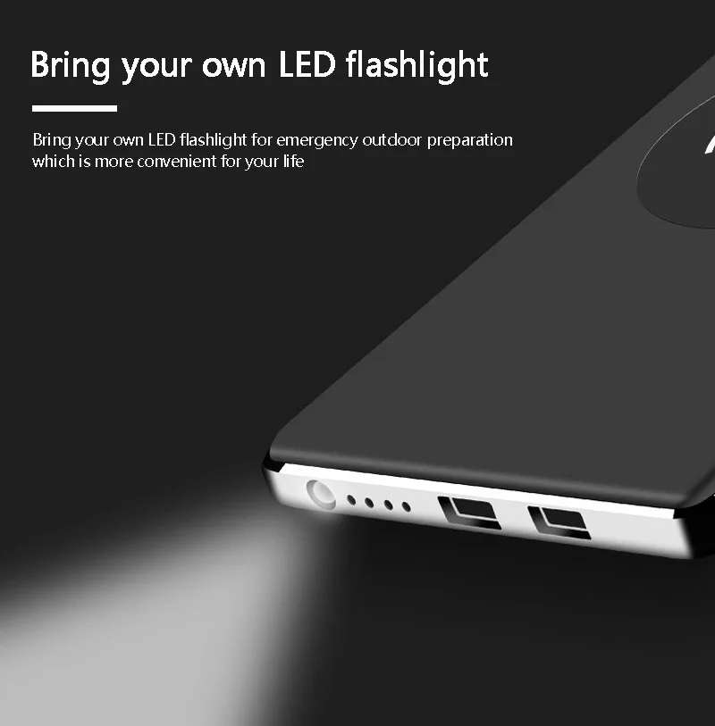 10000mah external battery mobile power supply 2 USB wireless charging mobile power portable charger for millet MI iphone X Note8 10000mah external battery mobile power supply 2 USB wireless charging mobile power portable charger for millet MI iphone X Note8