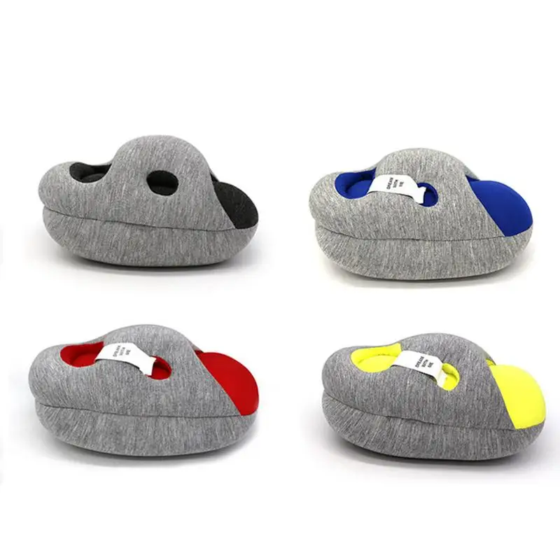 

Foam Particles Nap Pillow Lunch Break Office Nap Pillow Travel Comfort Pillow Student Sleep Pillow #SO