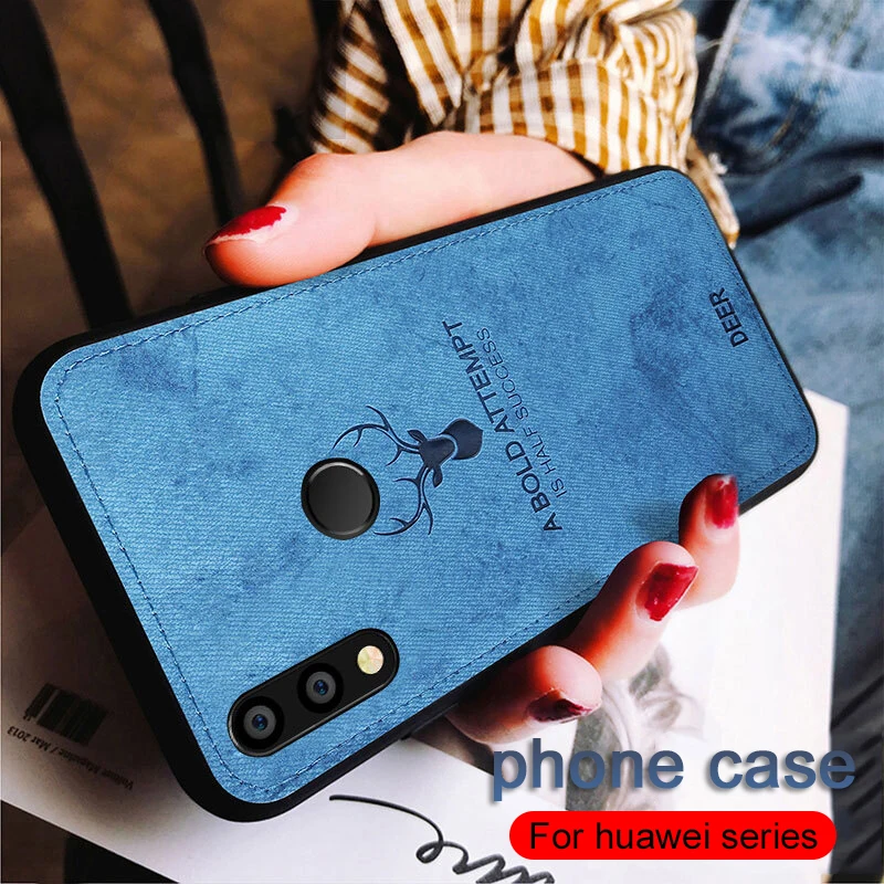 Роскошный чехол для Huawei honor 8x мобильный телефон huawei mate 20 lite p20 pro 8x10 nova 3 i 3i тканевый