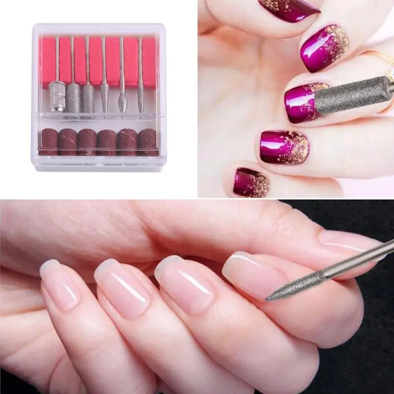 Buy 1 Set Nail Grinding Sand Head Nail Drill Sanding