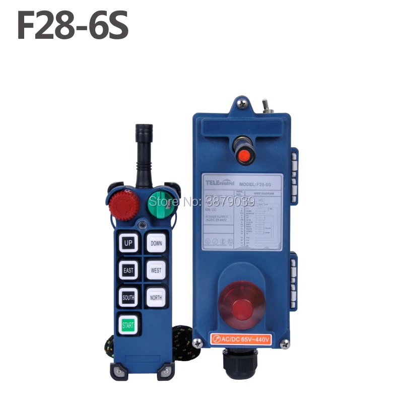 Кран дистанционного управления F28-6S промышленный беспроводной пульт дистанционного управления(1 передатчик 1 приемник) для крана
