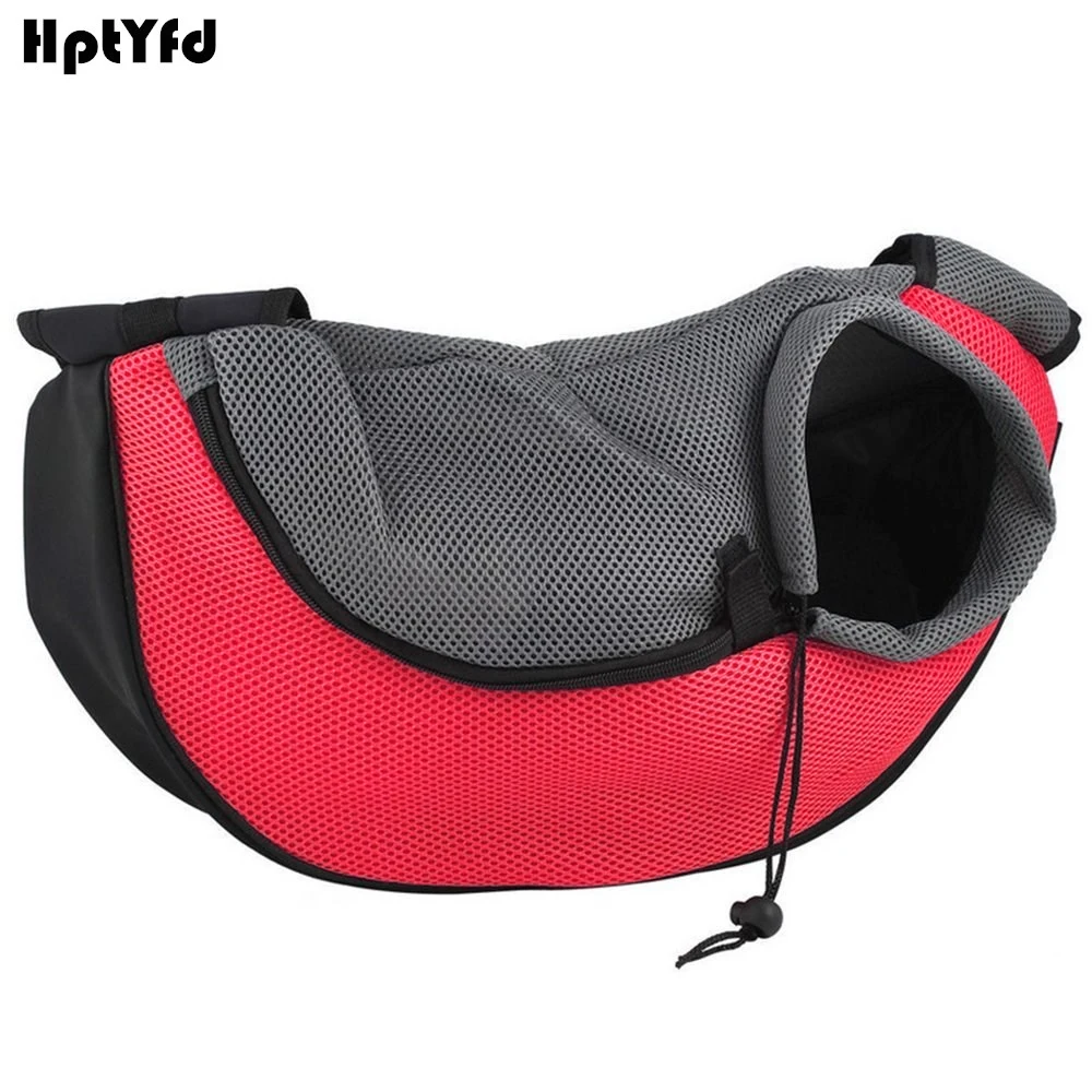 Pet Puppy Carrier Outdoor Travel Handbag Pouch Mesh Oxford Single