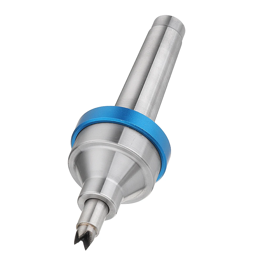 Baratos Carpintería intercambiable Live Center MT2 Morse Taper 2 vástago con 6 uds. Intercambiable Live Center punts herramienta de torno de madera