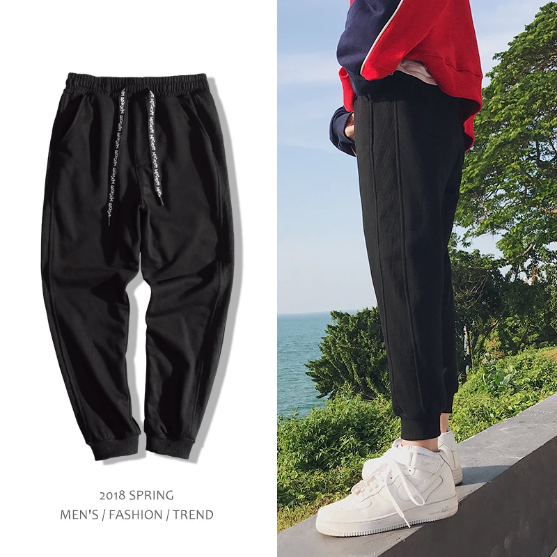 2018 Winter New Men's Fashion Casual Pants Thick Loose Trousers Pants M-3xl Personality Sports Pants High Street Punk Style Teen 2018 Winter New Men's Fashion Casual Pants Thick Loose Trousers Pants M-3xl Personality Sports Pants High Street Punk Style Teen