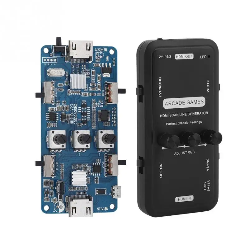 

HDMI Video Output Image Scan Line Generator Board for XBOX ONE/PS4/PS3/SWITCH/Raspberry Pi with Wide Compatibility