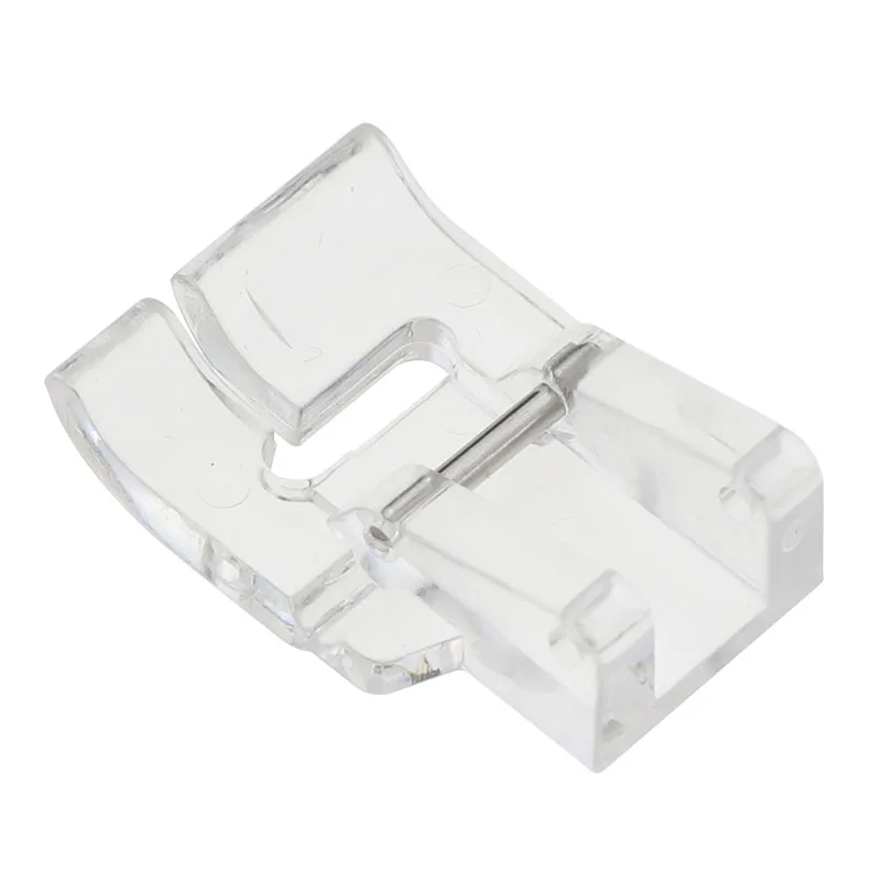 

Transparent Plastic Circular Short Satin Inlaid Presser Foot Feet Household Sewing Machine Props&Accessories E5M1