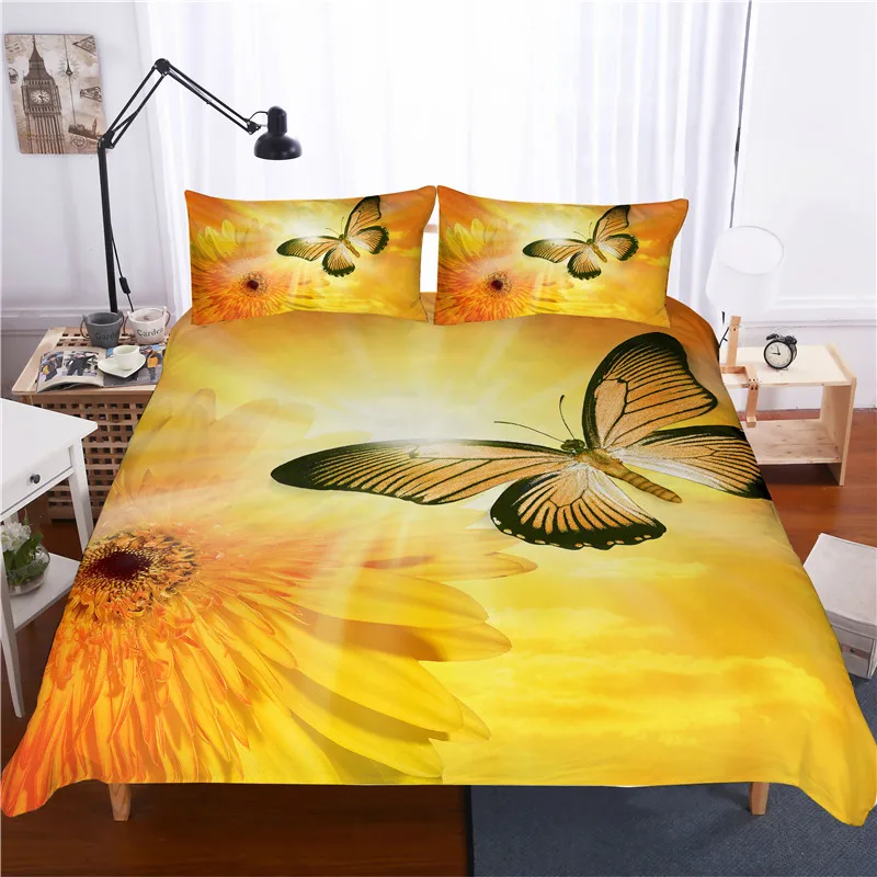 3d Butterfly Print Bedding Set For Kids And Adult Duvet Cover Twin