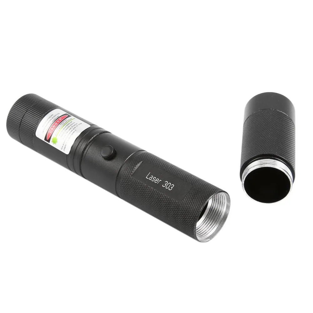 Мощный лазерный 303 светильник-вспышка с регулируемым фокусом 532nm зеленый светильник лазерная указка лазерный прицел ручка небесно-звездный горящий луч для охоты