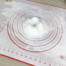 60x40 см прокатки тесто подкладка коврик кухня DIY торты клецки лапша посуда поставки силиконовый Стеклопластик выпечки Кондитерская доска