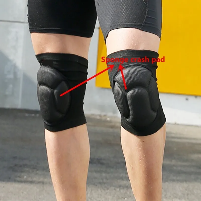 Breathable Thickening Sports Kneepads Sponge Crash Pad Knee Support