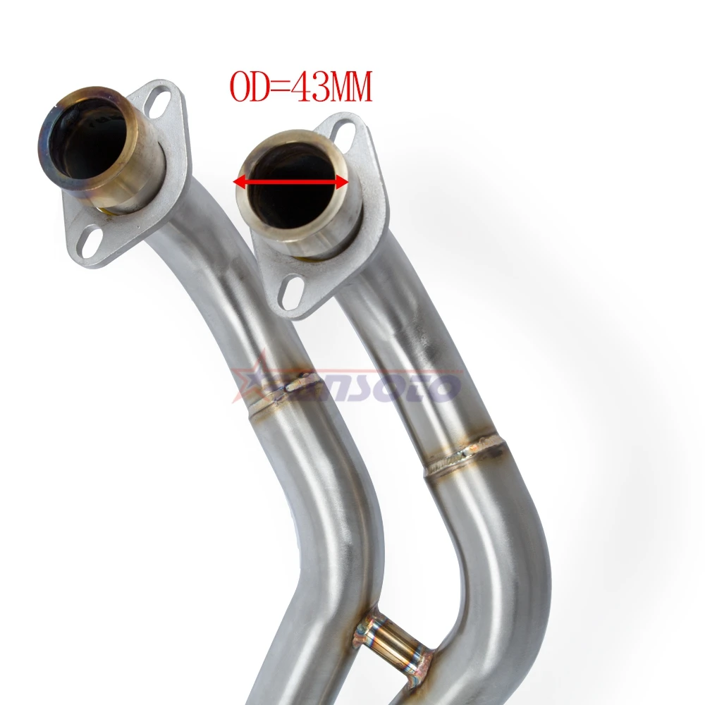 RANSOTO мотоцикл Выхлопная полная система с глушителем для Yamaha MT07 MT 07 FZ FZ07 Tracer 700 2014 2018