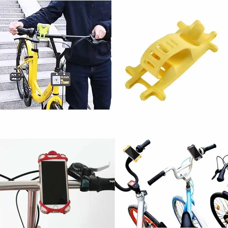 

6inch Silicone Handlebar Phone Fixing Holder Bracket Cellphone Mount for MTB Road Cycling Bicycle Accessories Universal