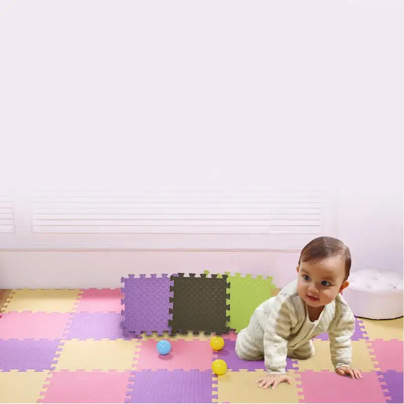 

9PCs Outdoor Family Touring Crawling Mat Yoga Pad Child Bedroom Stitching Plastic Mat Eight Waterproof Mat