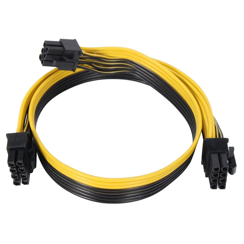 

5pcs 20cm PCI-E 6pin to 8-Pin Power Cables For Graphics Video Card Board Adapter New Y-Splitter Power Cable 80/60/40+20cm