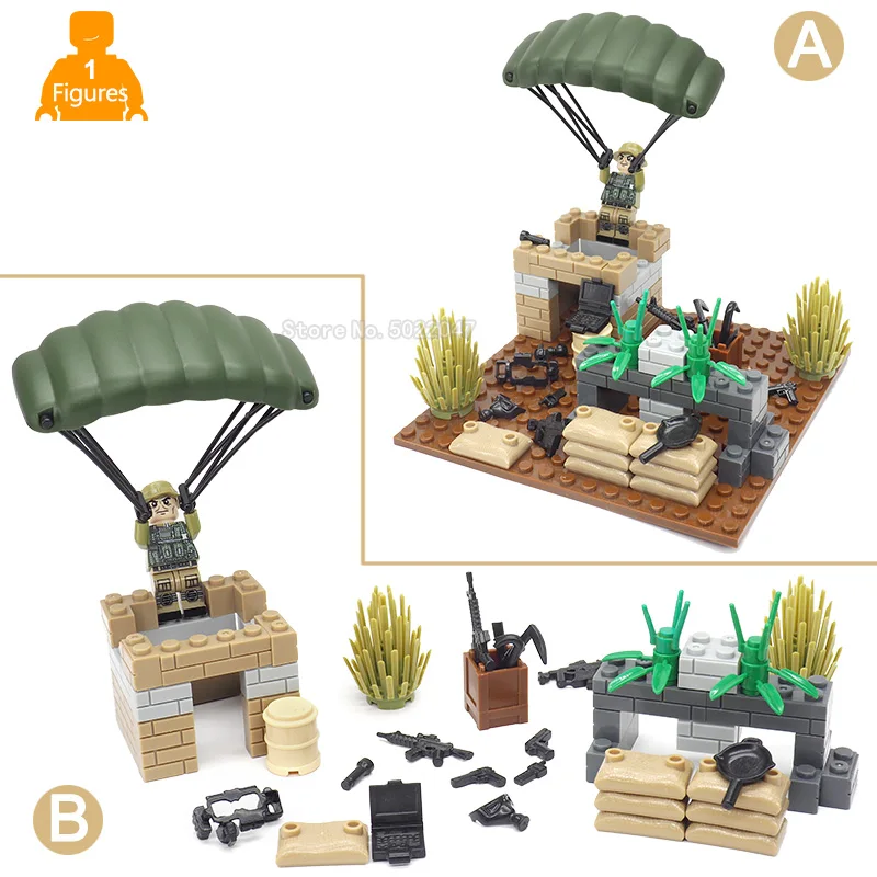

Building Blocks Military World War 2 Special Forces Figures Mini Landing Support Weapons Moc Gift For Boys Toy With Legoinglys