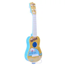 Дети 41 см 4 струны гитара игрушка Музыкальные инструменты обучающая развивающая игрушка подарок-КИТ/Ежик