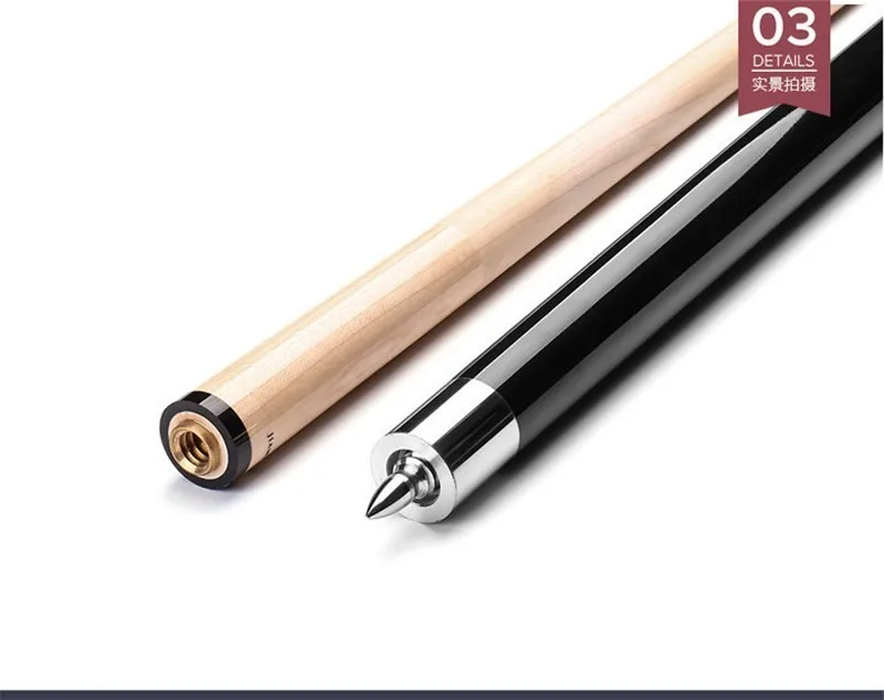 Billige 10 11. 5 12. 75mm 58 Zoll Billard Snooker Ahorn Pool Queue Mit Queue Tipp Für Neun ball Ball Kommen Mit erweiterung