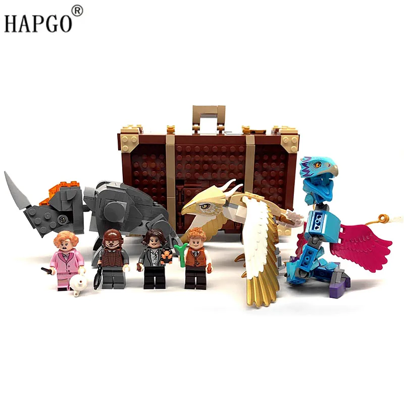 

778pcs Newt's Case of Magical Creatures Compatible Legoing Harry Potter 75952 Blocks Toys For 8-14 Children Christmas Gifts Set