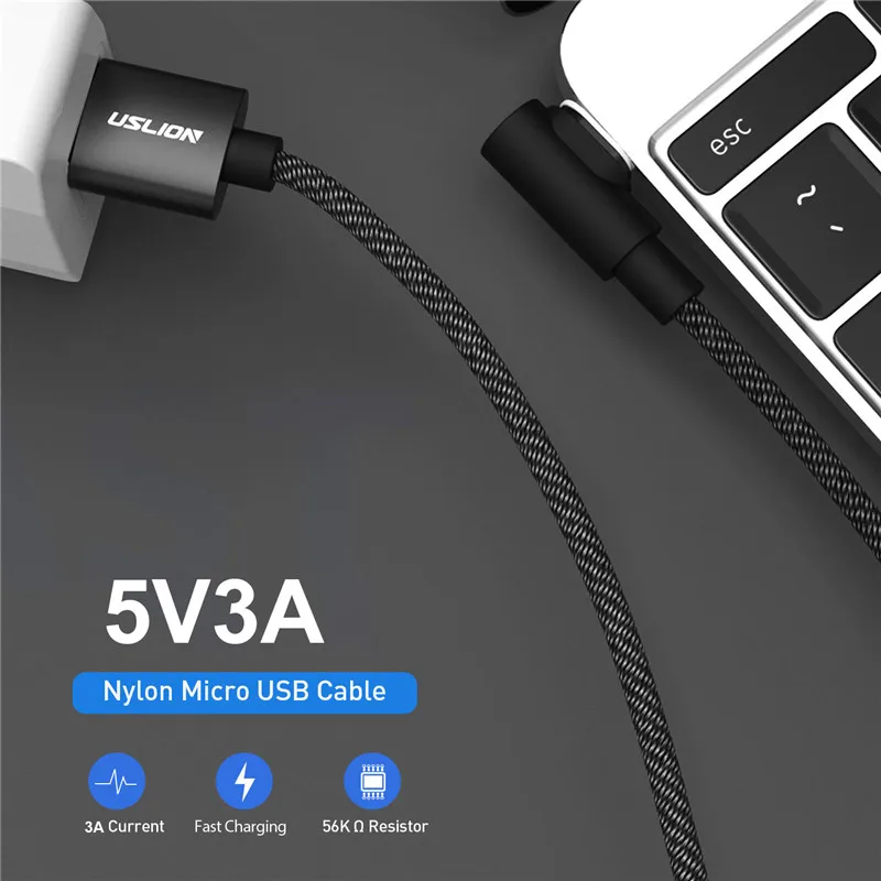  USLION 3A Magnetische Kabel usb c Micro Typ C Schnelle Lade Kabel Typ-C Magnet Ladegerät für Samsun