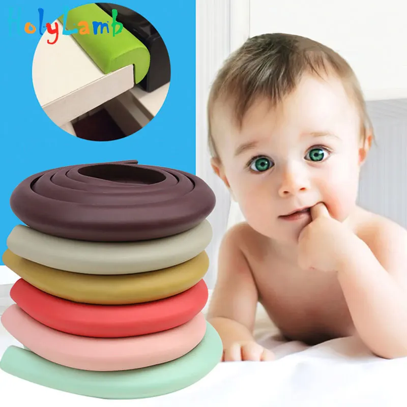 Baby Safety Corner Pad Table Corner Protection Baby Bumper Child Sponge Protect Safety Products Baby Protection Strip summer breathable baby bedding bumper collision half around baby bumper crib set cotton printing mesh safety rails