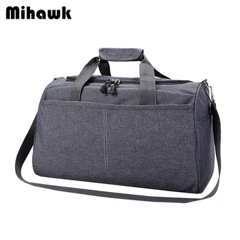 

Mihawk Unisex Travel Duffel Bags Portable Makeup Case Clothes Shoes Organizer Pouch Trip Suitcase Shoulder Handbag Accessories