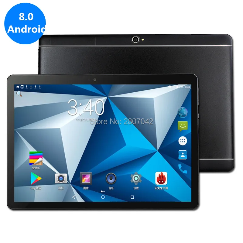 preço 2018 Octa Core 10.1 Polegada K990 tablet MTK8752 Android Tablet 64 4 gb RAM gb ROM Dual SIM Bluetooth GPS android 8.0 10 Tablet PC