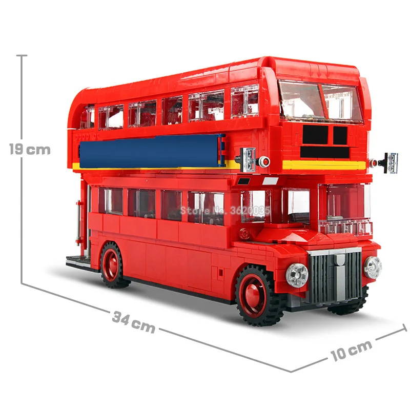 City London Traffic Double Layer Building Blocks Bus Technology Series Give Your Child The Best Gift Choice Toy With Legoinglys
