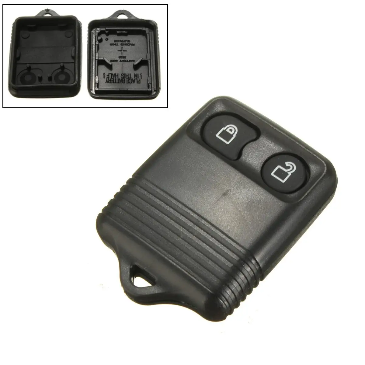 

1X/2X Replacement 2 Button Entry Remote Key Fob Case Keyless For Ford 2001 2002 2003 2004 2005 2006 2007 for Explorer for Escape