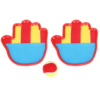 

Throw and Catch Ball Racket Game Activity Beach Outdoor Throw Kids Playing Gloves Set Sticky Mitts Catch Balls Toy Outdoor Toys
