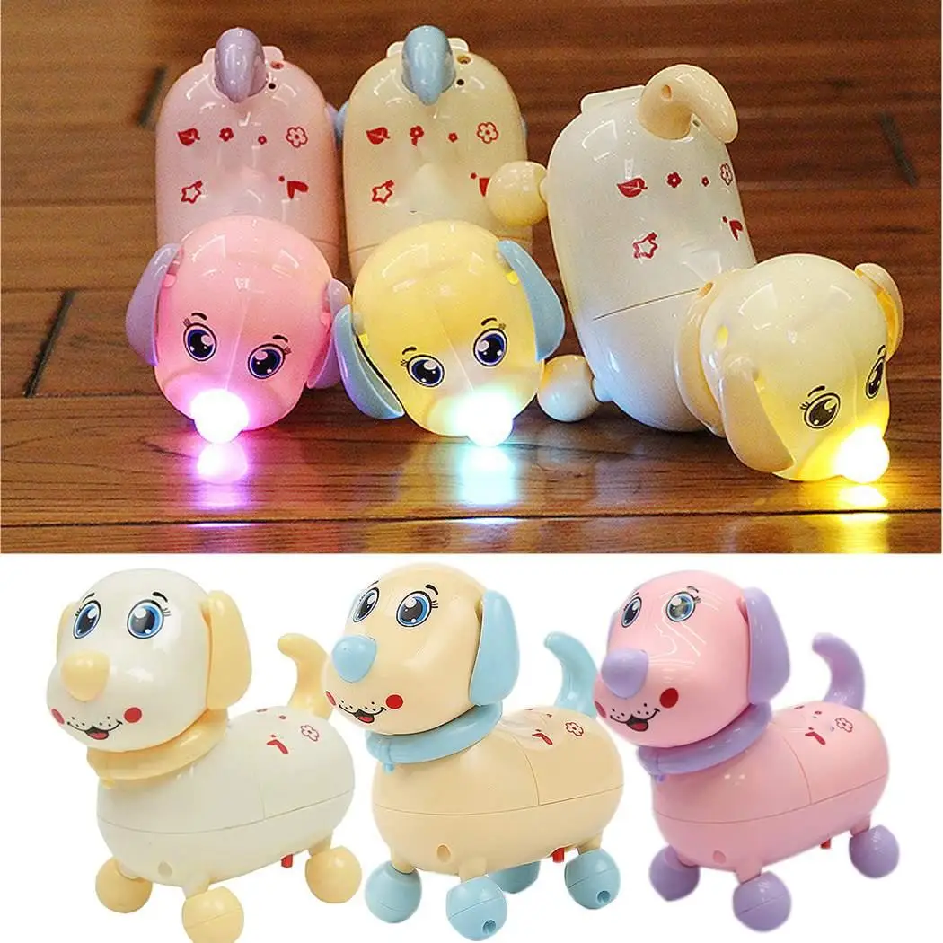 

Electric Intelligent Cartoon flash electric toy robot Dog with Music Lights Moving Shaking Children Toy 3-6 years old