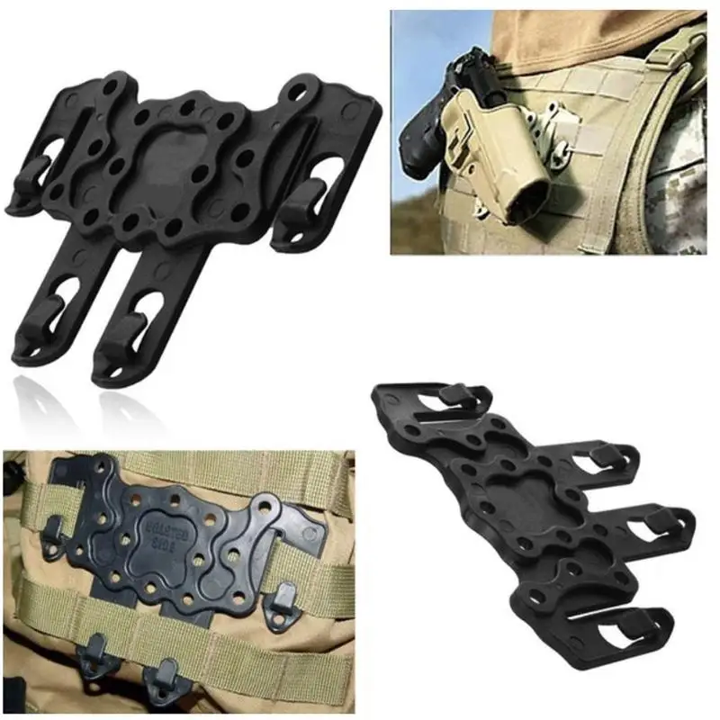 Жилет CQC груди висит Airsoft ударная платформа Molle Портативный пластиковая вешалка