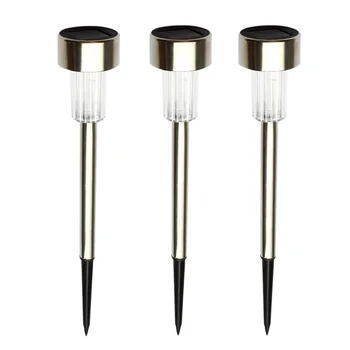 

12Pcs Led Lawn Lamp Solar Panel Led Spike Spot Lamp Lawn Light Landscape Garden Path Lawn Solar Lamps Outdoor Grounding Light