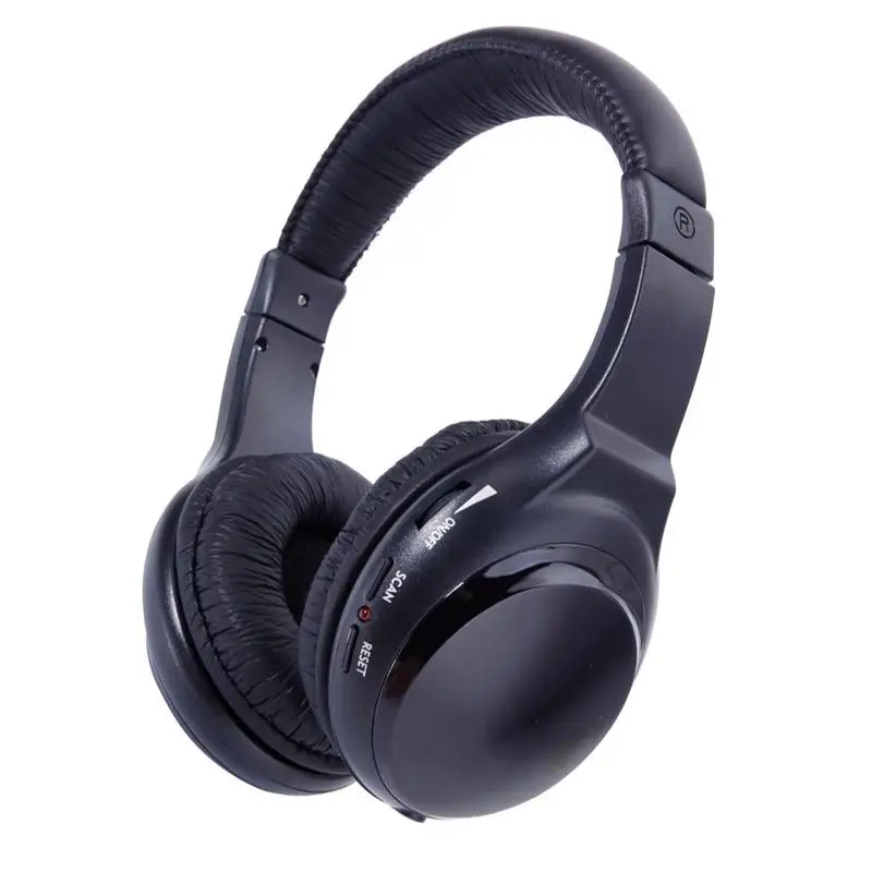 

4-in-1 Transmitter Receiver Wireless Smart Headset Stereo Subwoofer Durable Computer Gaming Fashion Headset Support FM Radio