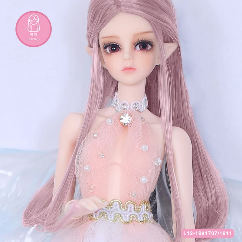 Парик для куклы BJD 1/6 bjd sd парик куклы высокая температура длинные прямые волосы для женщин аксессуары куклы