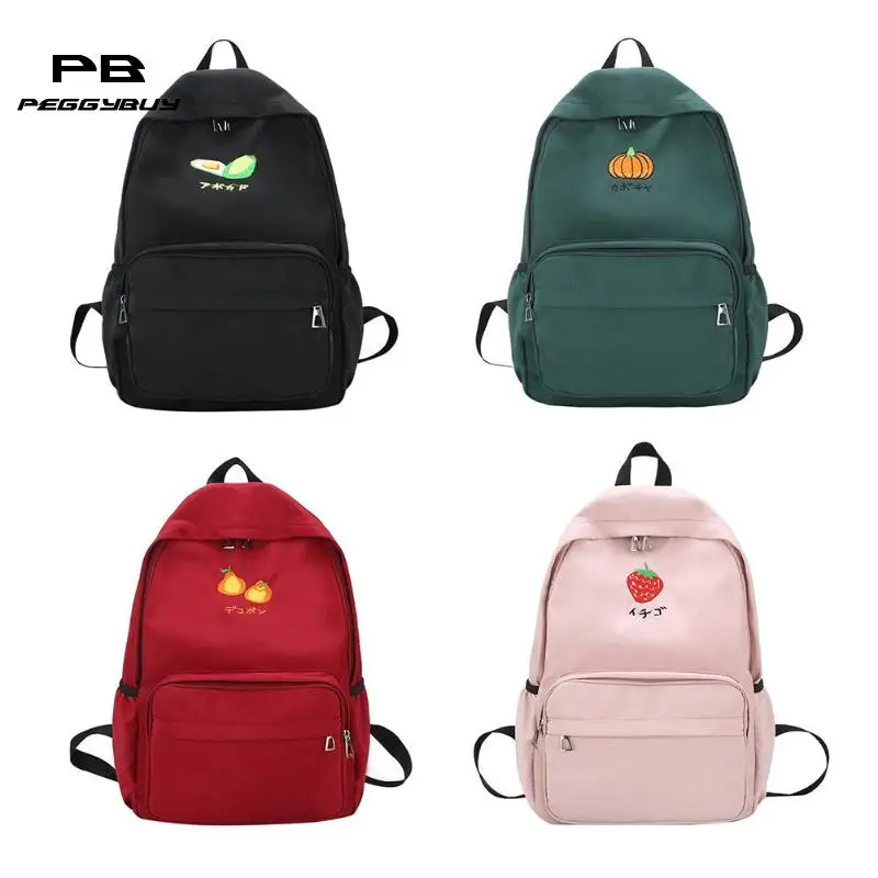 

Girls Casual Canvas Backpack Women Preppy Schoolbags Travel Large Rucksack